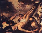 卢卡 吉奥达诺 : Crucifixion of St. Peter